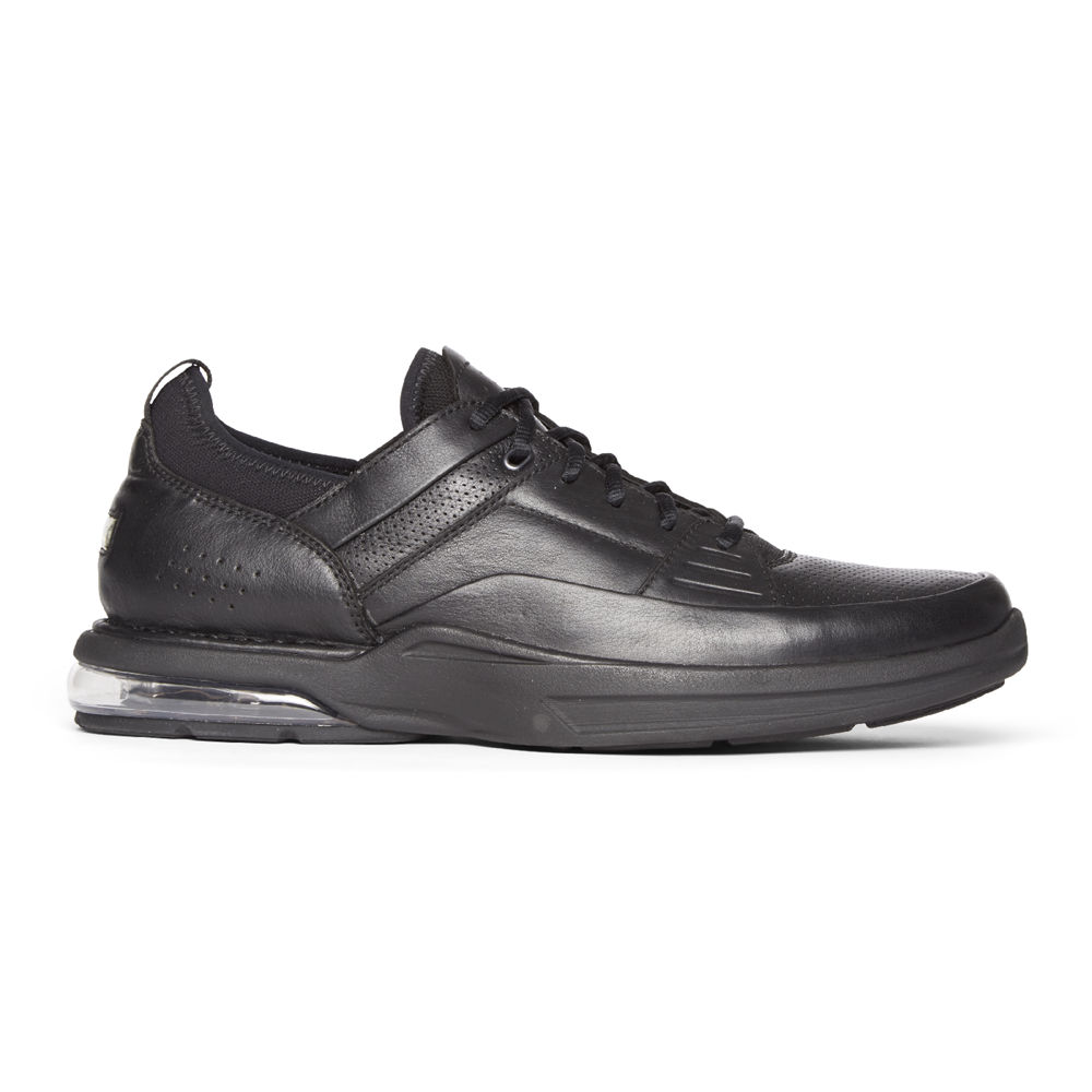 Tenis Rockport Homem Pretas - Howe Street Lace Up - 51678UYVQ